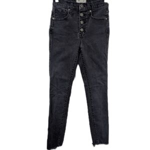 Madewell 10" High Rise Skinny Button Fly Jeans Sz 24